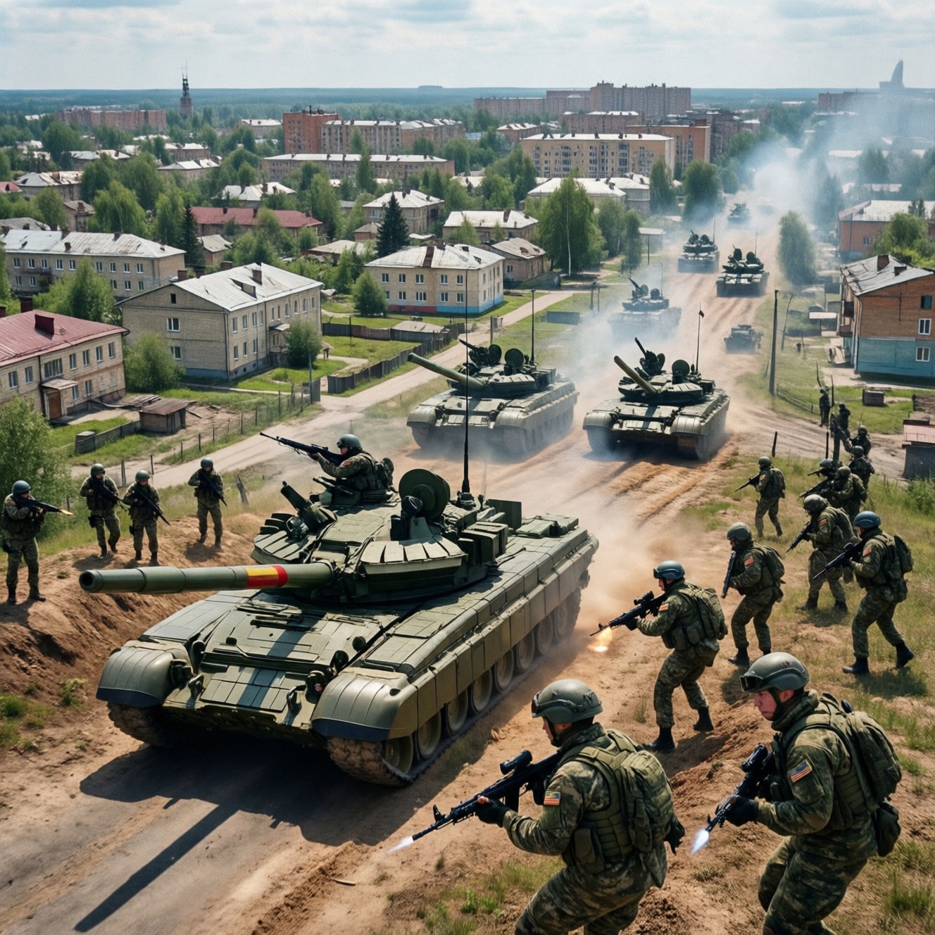 Российские военные установили контроль над Куртовкой в Славянско-Краматорской агломерации