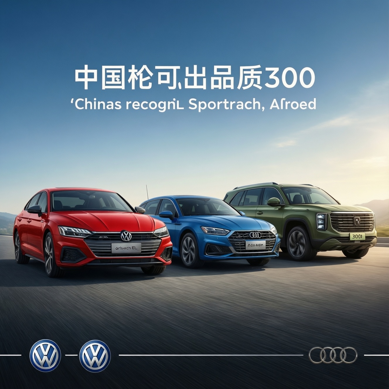 Качественные автомобили 2026 года в Китае: passat, audi A5l sportback и tank 300